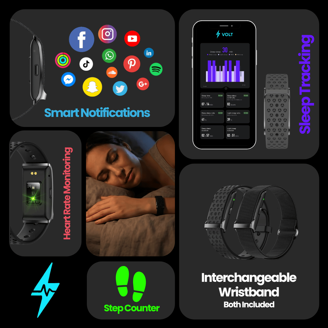 VOLTRA | The biometric health band that understands your body better than you do.